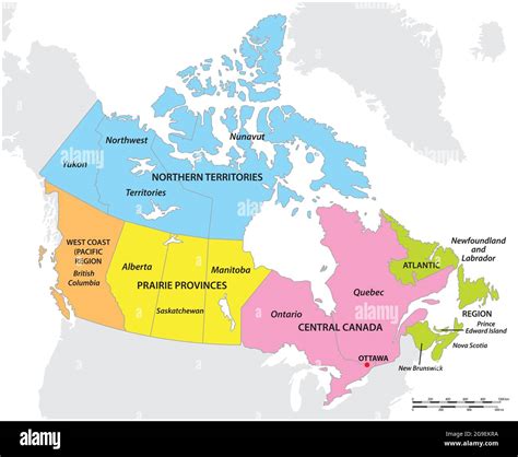 Ilustracion De Canada Vector De Mapa De Las Regiones Aisladas Y Mas Images
