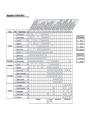 Sod Matrix Template Excel Fill Online Printable Fillable Blank
