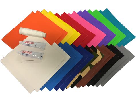 Vinyl Repair Patch Kit 14 Colors Gorilla Bounce
