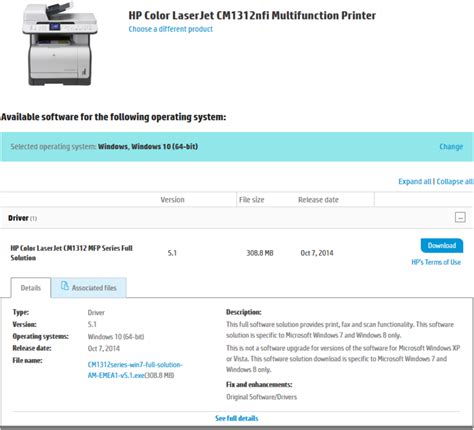 And if you cannot find the drivers you want, try to download driver updater to help you automatically find drivers, or just contact our support team, they will help you fix your driver problem. HP color laserjet cm1312 nfi MFP scanning software download - Spiceworks