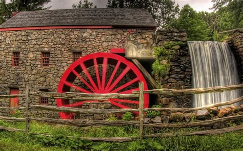 Artistic Stone Watermill 2048x1536 For Your Mobile And Tablet Hd