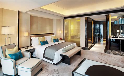 The St Regis Shenzhen—deluxe City View Room Luxury Hotel Room Luxury Hotel Bedroom Hotel