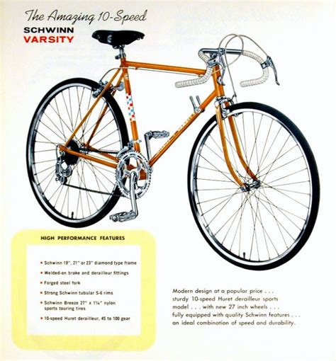 Vintage 10 Speed Bikes From Schwinn Murray Raleigh And More Click
