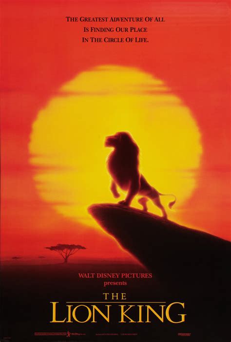 The Lion King Movie Poster 3 Of 6 Imp Awards