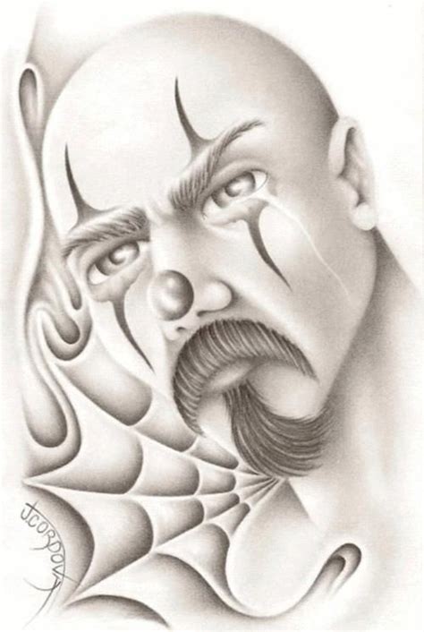 Payaso Chicano Art Tattoos Chicano Art Chicano Drawings