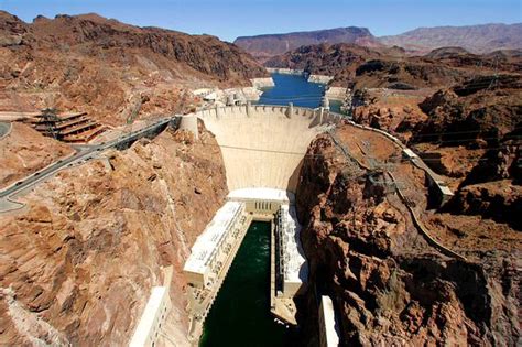 Hoover Dam Bypass Project This Is The View Of The Hoover Dam From The
