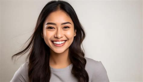 Premium Ai Image Professional Portrait Of Young Filipino Woman Smiling