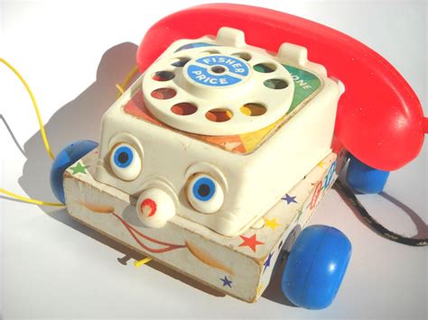 Fisher Price Chatter Telephone 747 Vintage Toy By Manateestoybox