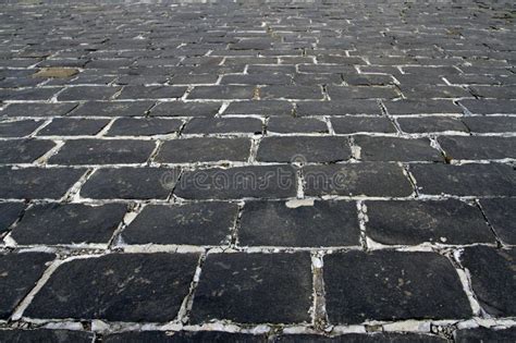 Black Wet Cobblestone Stock Image Image Of Floor Brick 36492103