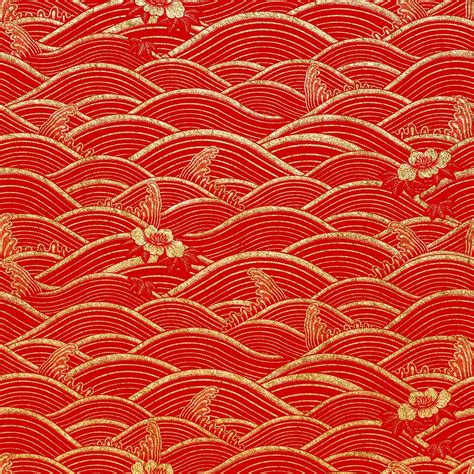 Download Premium Illustration Of Chinese Gold Traditional Wave Pattern