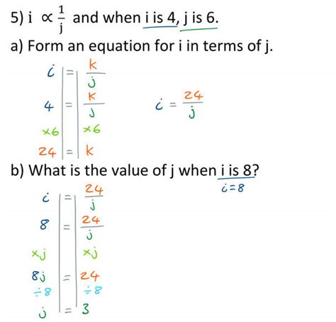 3.1) Quiz 3: Answers - Direct & Inverse Proportion - GCSE Maths Higher ...