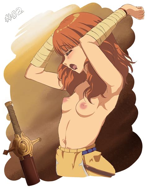 Rule 34 1girls Alternate Costume Arms Up Bangs Breasts Celica Fire