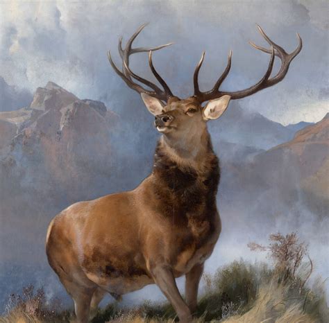 Monarch of the Glen, 1851 Art Print by Sir Edwin Henry Landseer | King
