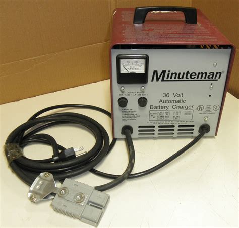 36 Volt 20 Amp Automatic Battery Charger Minuteman 957727 36v20a ⋆ Dp