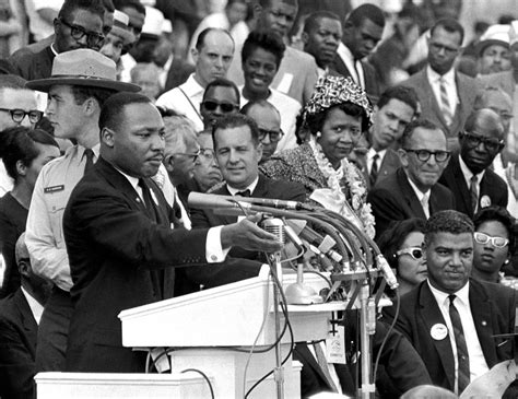 martin luther king jr gave i have a dream speech in washington in 1963 vintage photos