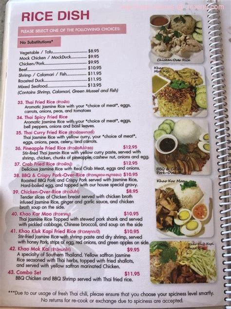 Online Menu Of Chaba Thai Kitchen Restaurant San Diego California 92111 Zmenu