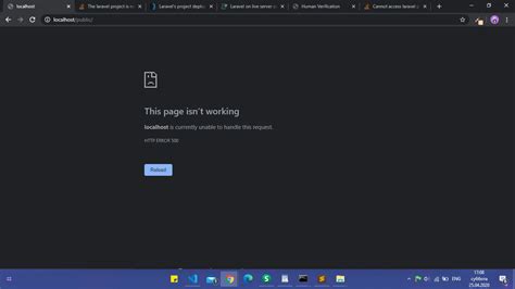 Php The Laravel Project Is Not Working In Localhost Public The Page Says This Page