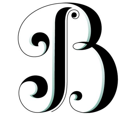 Fancy Letter B Designs Clipart Best