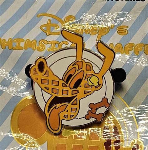 Disney Whimsical Waffles Mystery Pin Series Pin Of Pluto Etsy