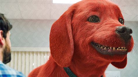Download Clifford The Big Red Dog Grinning Wallpaper