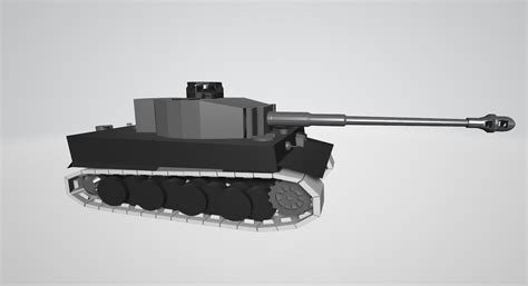3d Asset Tiger Tank Cgtrader