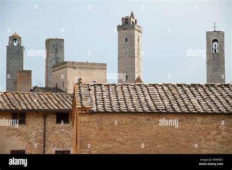 medieval towers from xiii century torre chigi torri dei salvucci casa torre pesciolini torre