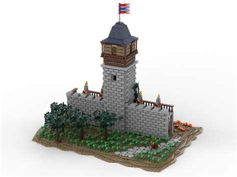 Lego Moc Medieval Castle By Noggels Rebrickable Build With Lego