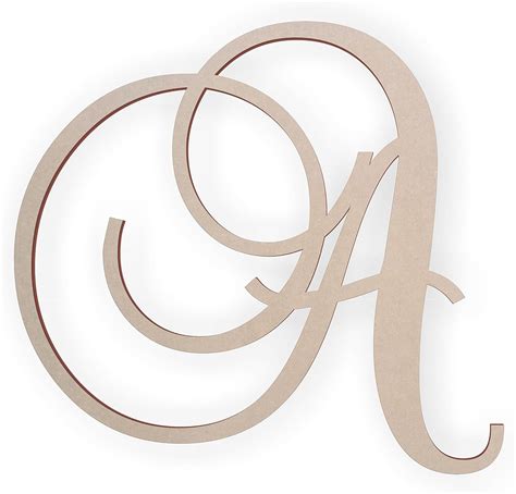 Jess And Jessica Wooden Letter A Wooden Monogram Wall
