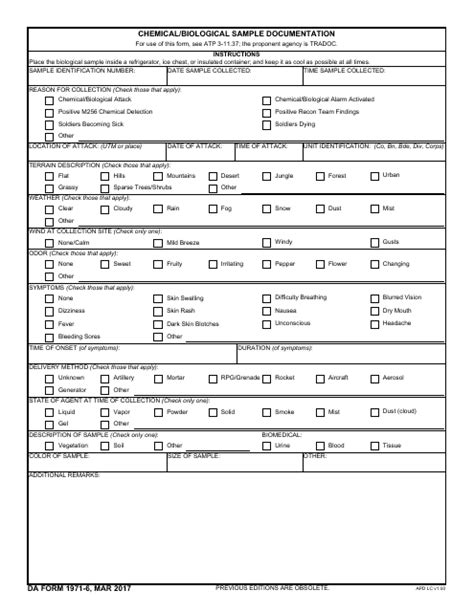 Da Form 1971 6 Fill Out Sign Online And Download Fillable Pdf