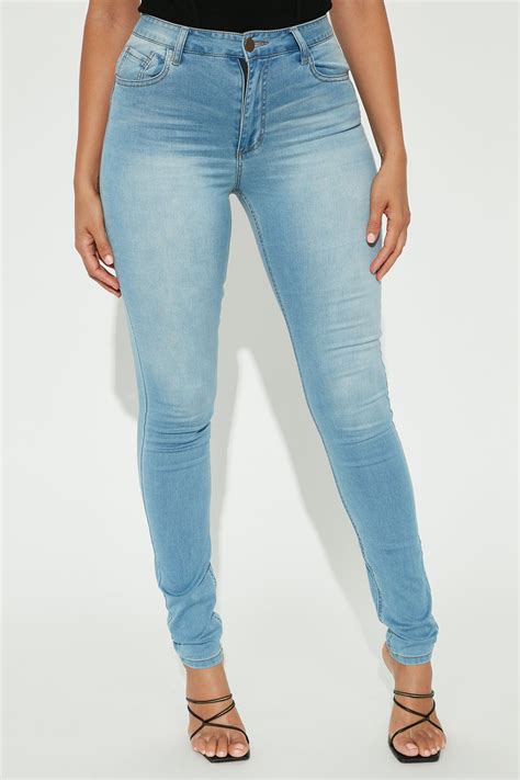 tall alexa high rise booty lifter skinny jeans light blue wash in 2022 spring outfits casual