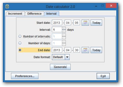 The date calculator adds or subtracts days, weeks, months and years from a given date. Date Calculator Download