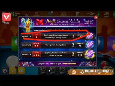 ¡juega gratis a 8 ball pool, el juego online gratis en y8.com! Magic Season Riddles answer 4th week 8 ball pool - YouTube