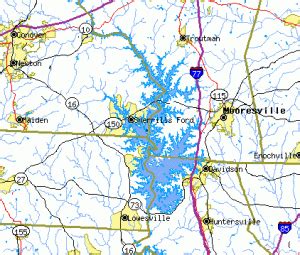 Fishwater fishing maps for nc and tn. Facts About Lake Norman NC and a Map - Best of Lake Norman