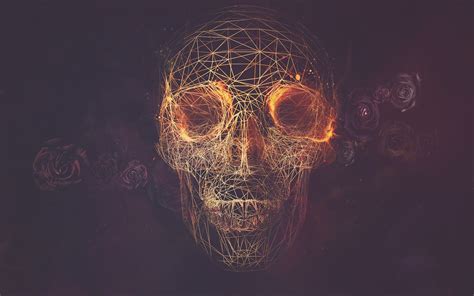 Wallpaper Illustration Artwork Skull Head Darkness Costume