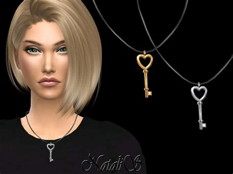 Key To My Heart Pendant Found In Tsr Category Sims 4 Female Necklaces