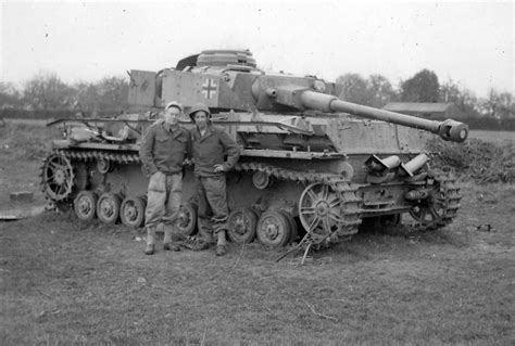 German Panzer Iv Ausf J Liege Belgium 1944 World War Photos