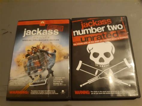 2 Jackassthe Movie And Jackass Number Two Dvd Unrated Used Good
