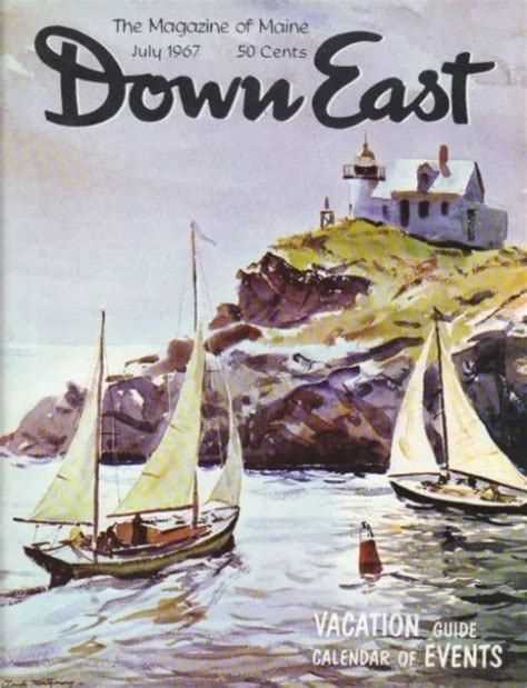 Down East Maine Magazine 1967 July Ghost Train Allagashkingfield