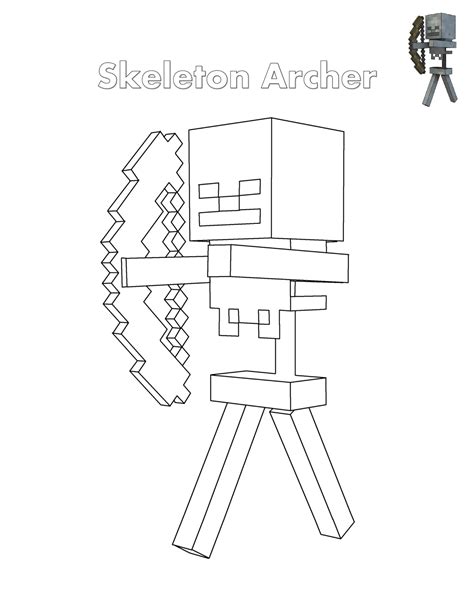 Minecraft Villager Coloring Pages Coloring Cool