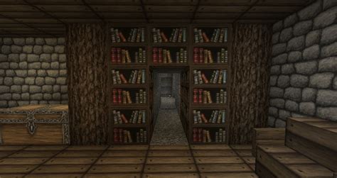 Hidden Bookshelf Door Minecraft Pdf Woodworking
