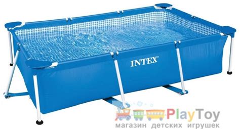 Каркасный бассейн Intex 28270 прямоугольный 220х150х60 см