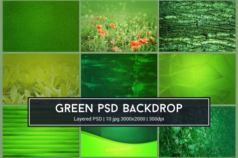 Green Background Psd Custom Designed Textures ~ Creative Market