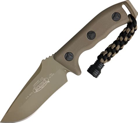 Microtech Currahee Te Fixed Blade Knife Tan Perry Knifeworks