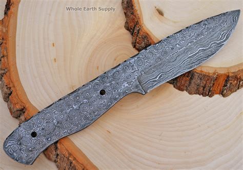 Damascus Damascus Large Knife Blank Blade