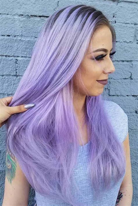 Light Purple Hair Color Ideas See More