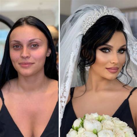 Brides Before And After Their Wedding Makeup Pics Izismile Com