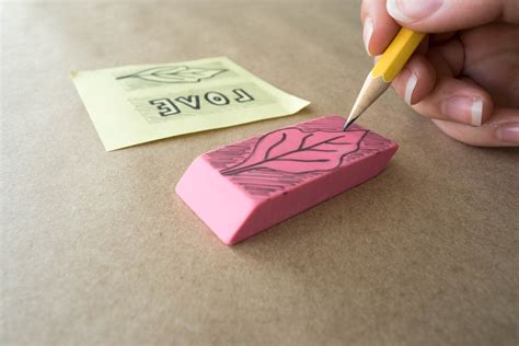 Eraser Stamps Diy For Beginners Kiwico