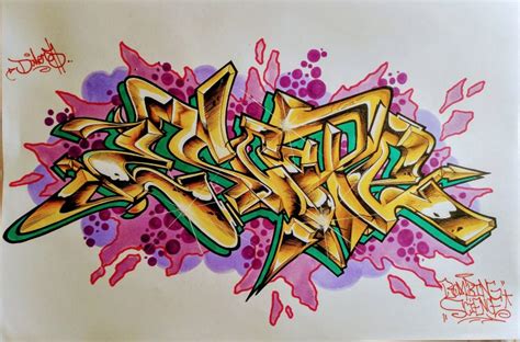 This done before we do or draw graffiti on the wall. Easy Graffiti Sketch - Easy Graffiti Drawings at ...