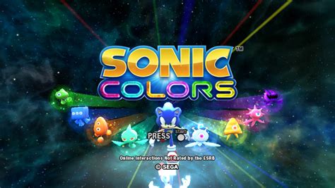 Image Sonic Colors Wii Titlepng Sonic News Network The Sonic Wiki
