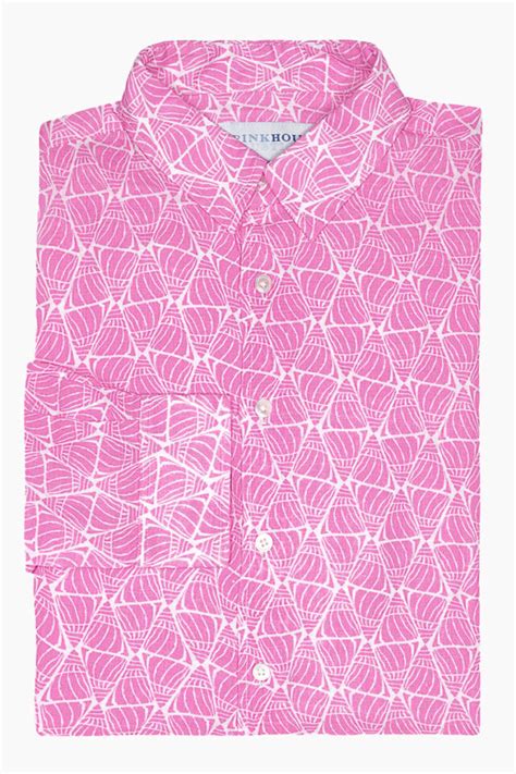 Pink House Mustique Uk Mens Linen Shirts Cleverly Wrapped